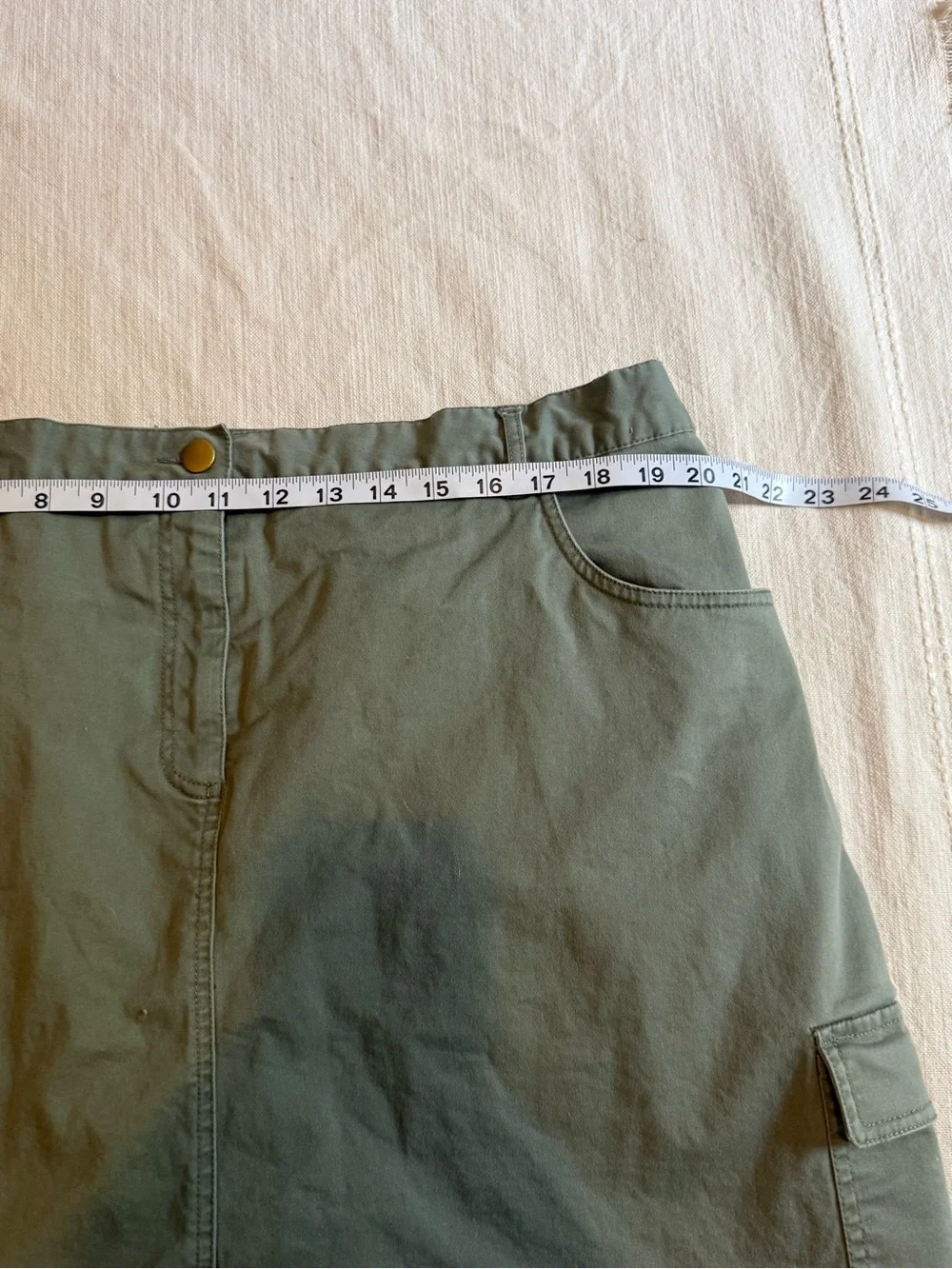 hearts of palm woman Olive Mini Skort Skirt size 18